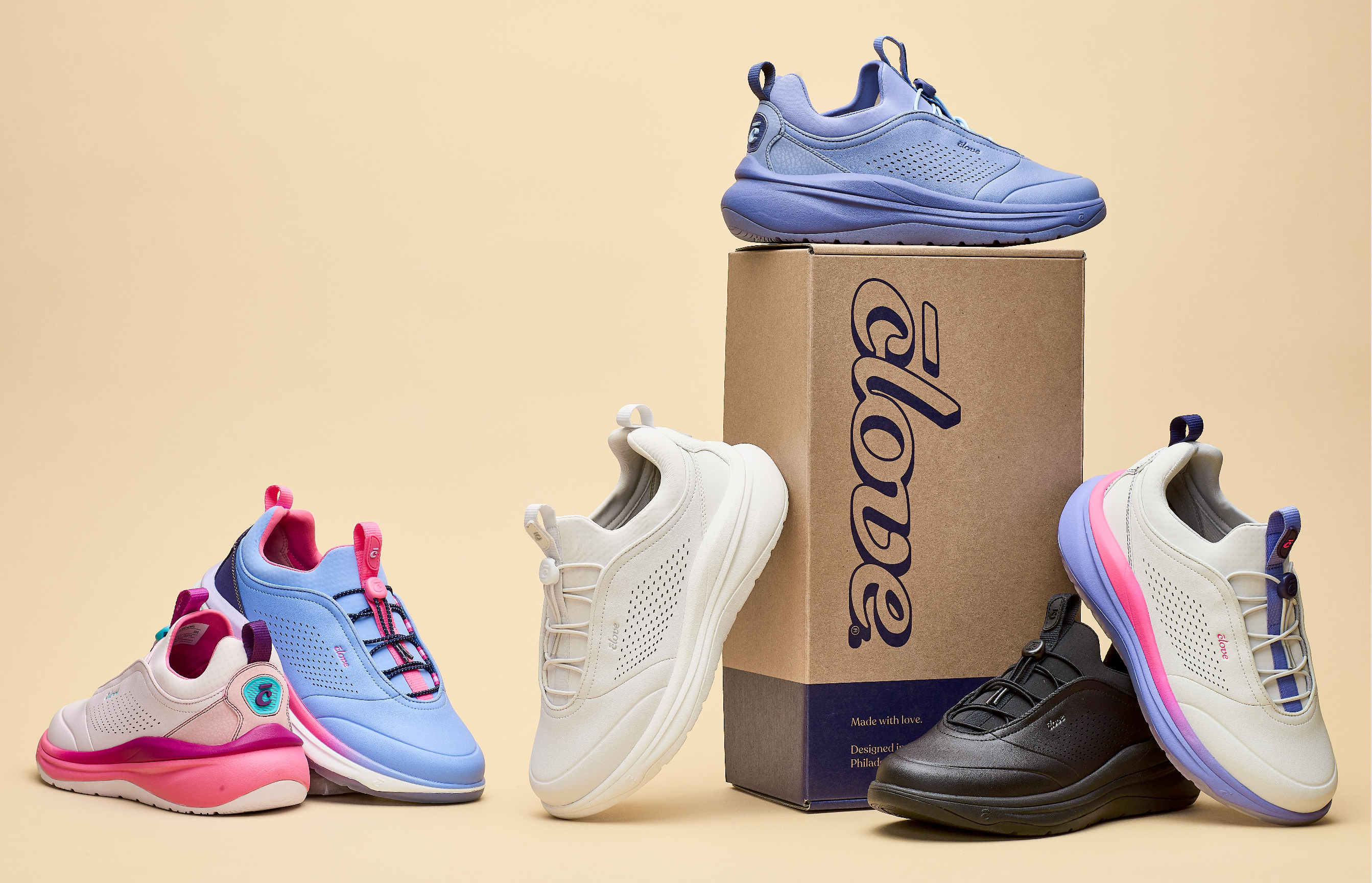 GoClove zorgsneakers met doos