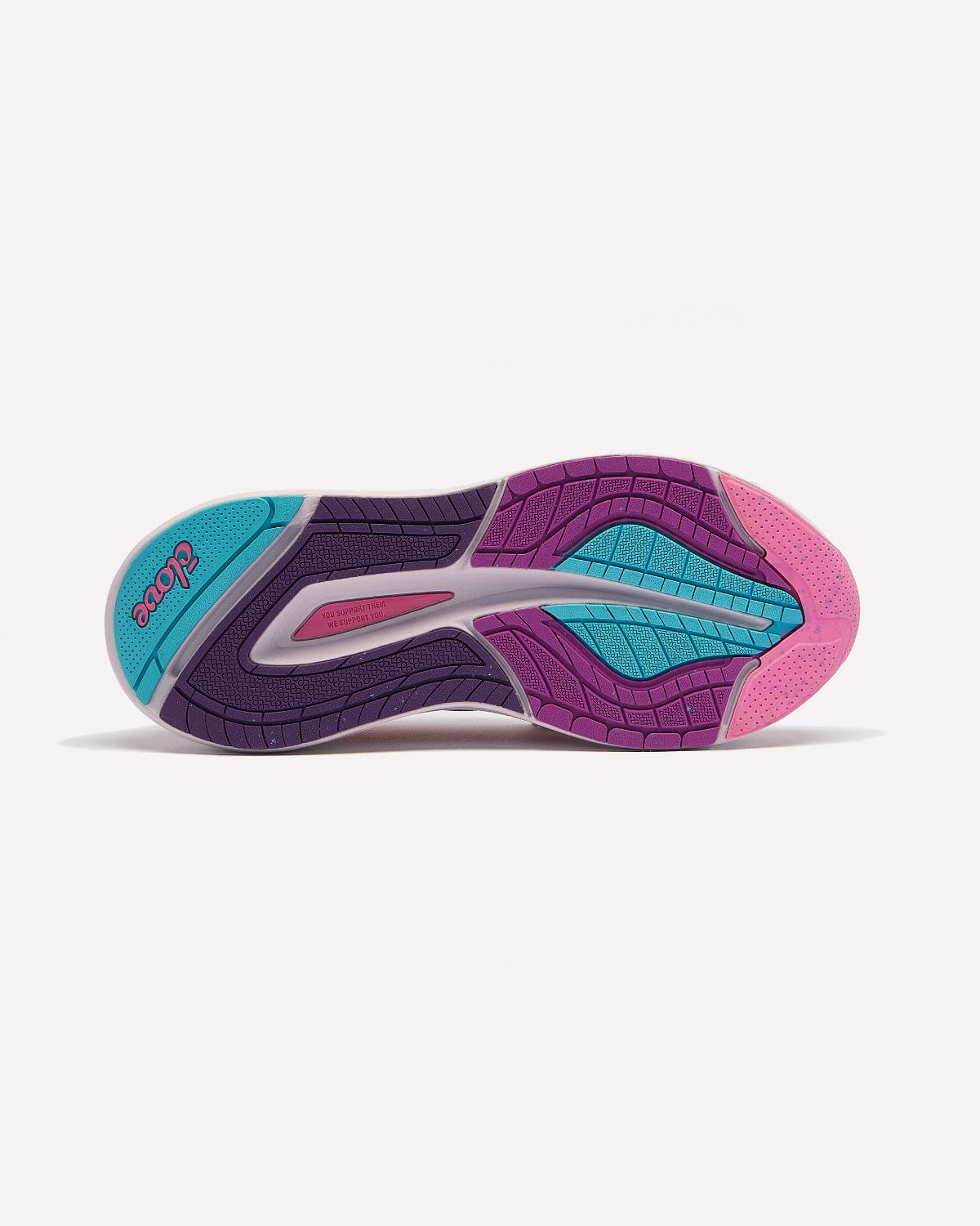 Sohle des Clove Forte Light Pink / Violet / White