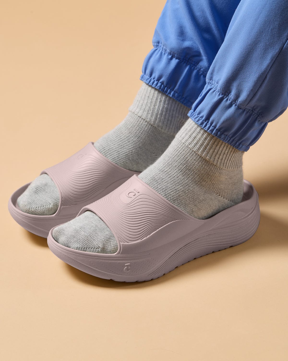 SuperCush Recovery Slide - Lilac Mist